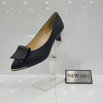 탠디 116240A 여성 5cm 사피아노 블랙 가죽장식 펌프스 구두 모다탠디