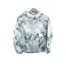 코오롱스포츠 여성 경량 패딩 자켓 민트 노아 그래픽 라글란 후드 일체형 프린트 집업 점퍼 VKJJW20716MIN