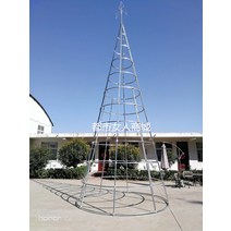 5m 4m 대형 크리스마스 트리 프레임 야외 전나무 추리 성탄 호텔 백화점 장식품, 10m 트리 프레임