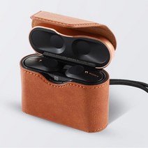 소니 wf 1000xm3 가죽 스트랩 이어폰 케이스, 브라운