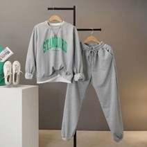 모노시크 델라트 레이어드 맨투맨 + 조거 팬츠 세트 MNOE958