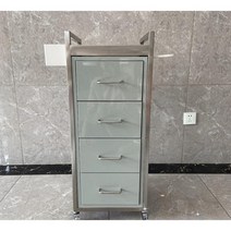 고급형 원목 미용 츄레이 트레이 웨건 정리대 기구 펜트리 용품 가위