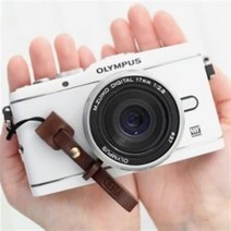 씨에스타 가죽 카메라 핑거 스트랩 뷰테로-다크브라운