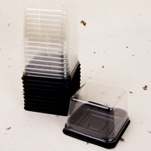 달곰베이킹 양갱화과자케이스 1구 블랙 10개, 1구(블랙)