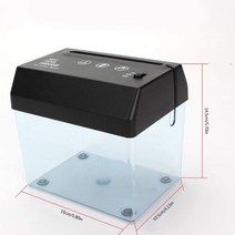 휴대용 미니 종이 분쇄기 전기 U B 배터리 작동 슈레더 문서 절단 도구 홈 오피스, 단일옵션