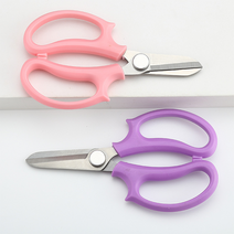 원예 꽃꽃이용 화훼 전지가위 꽃가위, 퍼플, 1개