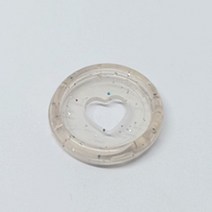 컬러 플라스틱 러브 바인딩 링 바인딩 버튼 버섯 구멍 루스 리프 펜 메모장 바인딩 CD 1000PCS23mm, 17 transparent gold pow