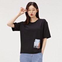 체이스컬트 여성 루즈핏 모달 반팔 티셔츠--ABRG5855D03
