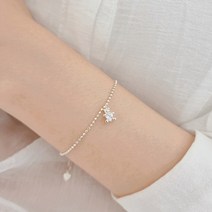 세인트메리 실버925 곰돌이 하리보 데일리 우정 로즈골드 순은 팔찌