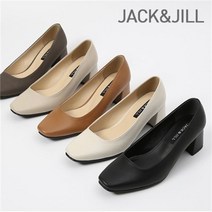 잭앤질 엣지라인 통굽 펌프스 5cm JA0151