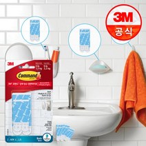 3M 코맨드 방수 리필테이프(혼합) 중2/대4개입, 4개
