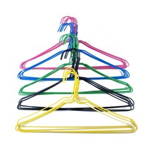 철사 코팅 세탁소옷걸이, 세탁소(파랑)1개, 1개