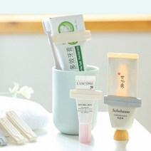 알뜰 튜브 링거 치약 화장품 폼클렌징 짜개 3개 세트, 화이트