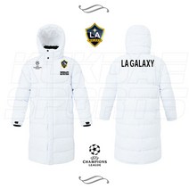 LA갤럭시 축구 롱패딩 화이트