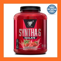 BSN 신타6아이솔레이트 스트로베리밀크쉐이크 프로틴분말 1.82kg 칼슘 철분 포타슘 칼륨 식이섬유 Syntha-6 Isolate Protein StrawberryMilkshake