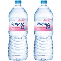 롯데아이시스8.0 2L PET 6개 마시는 국산 생수 먹는 물 페트병 2리터