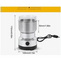 곡물분쇄기 가루분쇄기 가정용분쇄기 멀티다지기300ml 전기 커피 그라인더 주방 향신료 블렌더 밀링 곡물, 02 4 blades