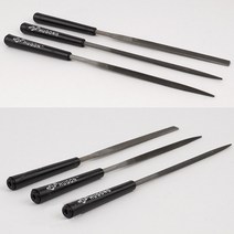 소형 3종 금속 세공 줄 세트 14cm 연마 공구