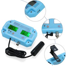 디지털염도계 미터 물 탐지기 다중 매개 변수 디지털 LCD 트라이 다기능 수질 모니터 테스터, 01 PH ORP TEMP