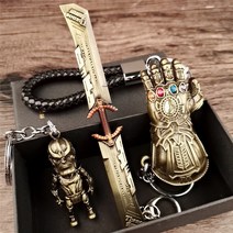 마블 토르 망치 묠니르 열쇠고리 키홀더 복합 아이덴티티 크리에이티브 키링 선물세트 남성 메탈 토르의 망치 키링 자동차 걸이 트렌드