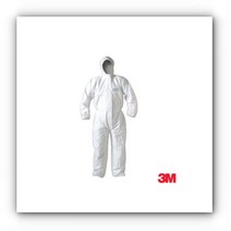 3M 보호복 흰색 L 일회용 방진복 작업복 피스복 BH