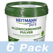 하이트만 퓨어 다목적 클렌징 파우더 표백제 Heitmann Pure Allzweckreiniger Pulver 300G 6개