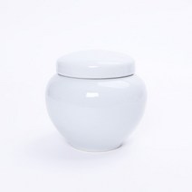 데코원 백자단지600g 항아리 꿀단지, 1개