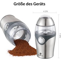 DR MILLS DM-7448A 자동 전기 향신료 및 커피 원두 그라인더