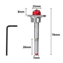 1 조각 직경 15mm 20mm 25mm 30mm 35mm 조정 가능한 초경 드릴 비트 전동 공구 용 목공 구멍 톱 forstner 드릴 비트 420, 1pc 15mm 드릴 비트
