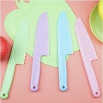 아동안전칼 안전인증 아동칼 아동요리칼 아동용안전칼 유아안전칼 플라스틱칼 어린이칼 빵칼 어린이안전칼, 핑크-중