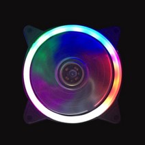 무소음 cpu 쿨러 공랭 팬 수냉식120mm LED 팬 쿨러 rtx 라디에이터 팬 눈부심 냉각 gtx 1050 CPU gabin, 04 Random color