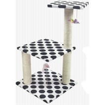 발톱손질 소형 캣타워 원룸 애묘 고양이놀이터 고양이용품, 1개