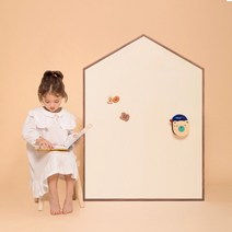 [바보사랑] 릴리후스 원톤 M 유아 자석 칠판 보드, 상세 설명 참조, 색상:핑크 / 프레임:네츄럴