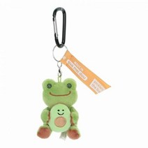 토마토 개구리 인형 키홀더 키링 뉴진스 해린 굿즈 굿즈샵, 에메랄드그린, 10센티 이하