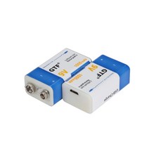 (으뜸몰100) 9 V 1000mAh리튬 이온 충전식 배터리 마이크로 USB 배터리 9 v 리튬 멀티미터 마이크 장난감 리모콘 KTV 9 볼트 리튬이온 충전지 마이크로 USB, 2PC 1000mah