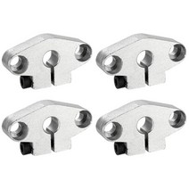 가이드레일 LJL-4PCS SHF8 Aluminum Linear Motion Rail Clamping Rod Guide Support For 8Mm Diameter Sha, 01 은