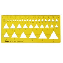 산키스 다각형 삼각정규 NO.107 템플레이트 템플릿, 1개