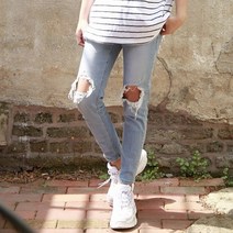 키작은남자 키커보이는 데미지 청바지