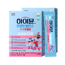 하이뮨 프로틴 밸런스 주니어 딸기맛 스틱 21g 30포 (1개월분)
