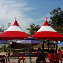 몽골텐트국산 5X4지붕백관골조, 연두