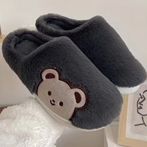 겨울 남녀 기모안감 곰돌이 털 슬리퍼 베어 커플 실내화 WI001SH