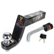 WAKE카라반 트레일러 인치별 콜로라도 미국식 견인 장치 마운트 볼 포함 50mm, 5인치 잠금ml, 1개