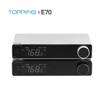TOPPING E70 Hi Res Audio DAC USB Wireless ES9028Pro DAC Bluetooth 5.1 LDAC XMOS XU316 DSD512 PCM768K, Silver