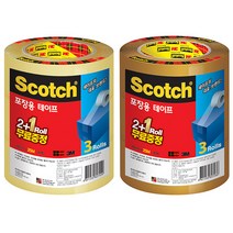 럭키오피스_3M 스카치 포장용 테이프 3625V 2+1 48mm x 25m 투명 / 갈색