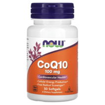 나우푸드 혼합토코페롤 코큐텐 코엔자임 Q10 CoQ10 50정, 100mg, 50개