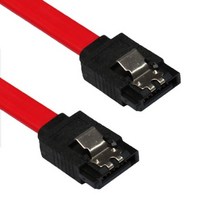 넥시 SATA1 ㅡ자 LOCK형 플랫 케이블 0.3M NX40-1