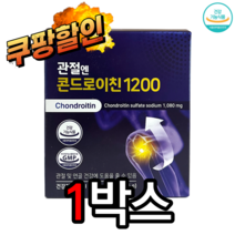 무릎 관절 영양제 콘드로이친 1200, 1박스