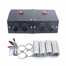 MACHSWON 휴대용 윈드스크린 자동차 히터 12V 500W 에어 해동 데미스터 웜 팬 포트 4개