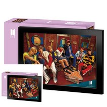 BTS 팝업퍼즐 LOVE YOURSELF 전용액자 포함 아이돌퍼즐 성인퍼즐