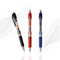 동아 유노크 볼펜 노크식 0.5mm/0.7mm U-KNOCK, 0.5mm-흑색